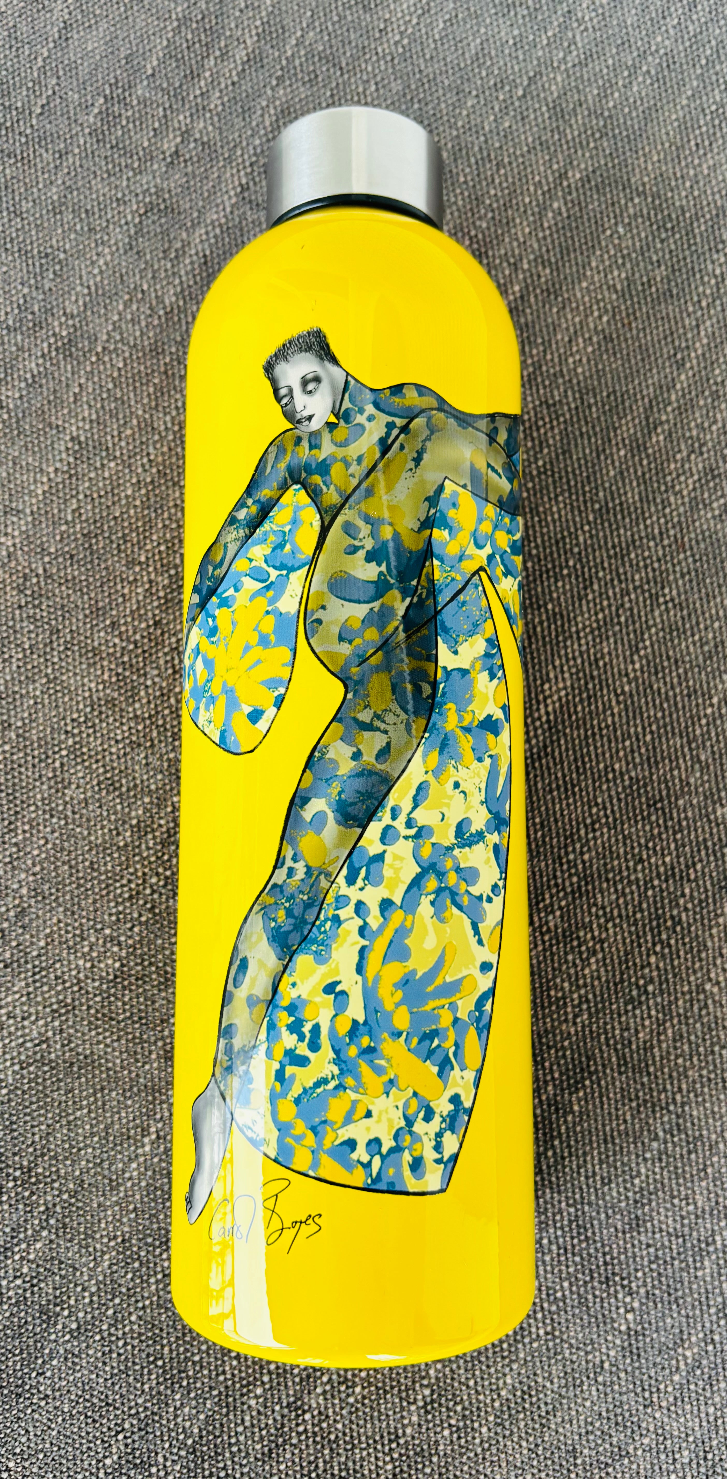 Carrol Boyes Flask Yellow "Hi Jinks!"