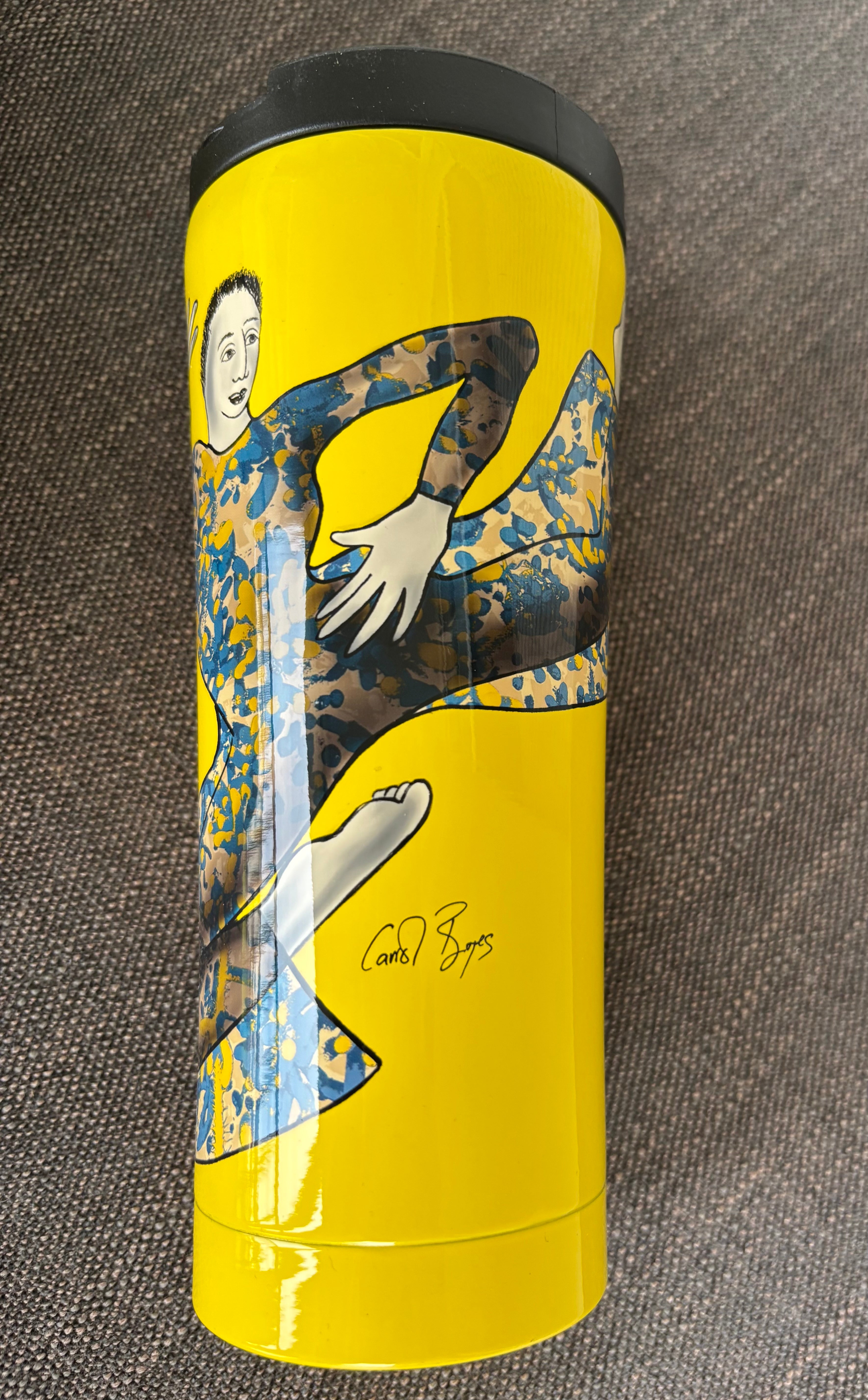 Carrol Boyes Travel Mug Yellow "Glee"