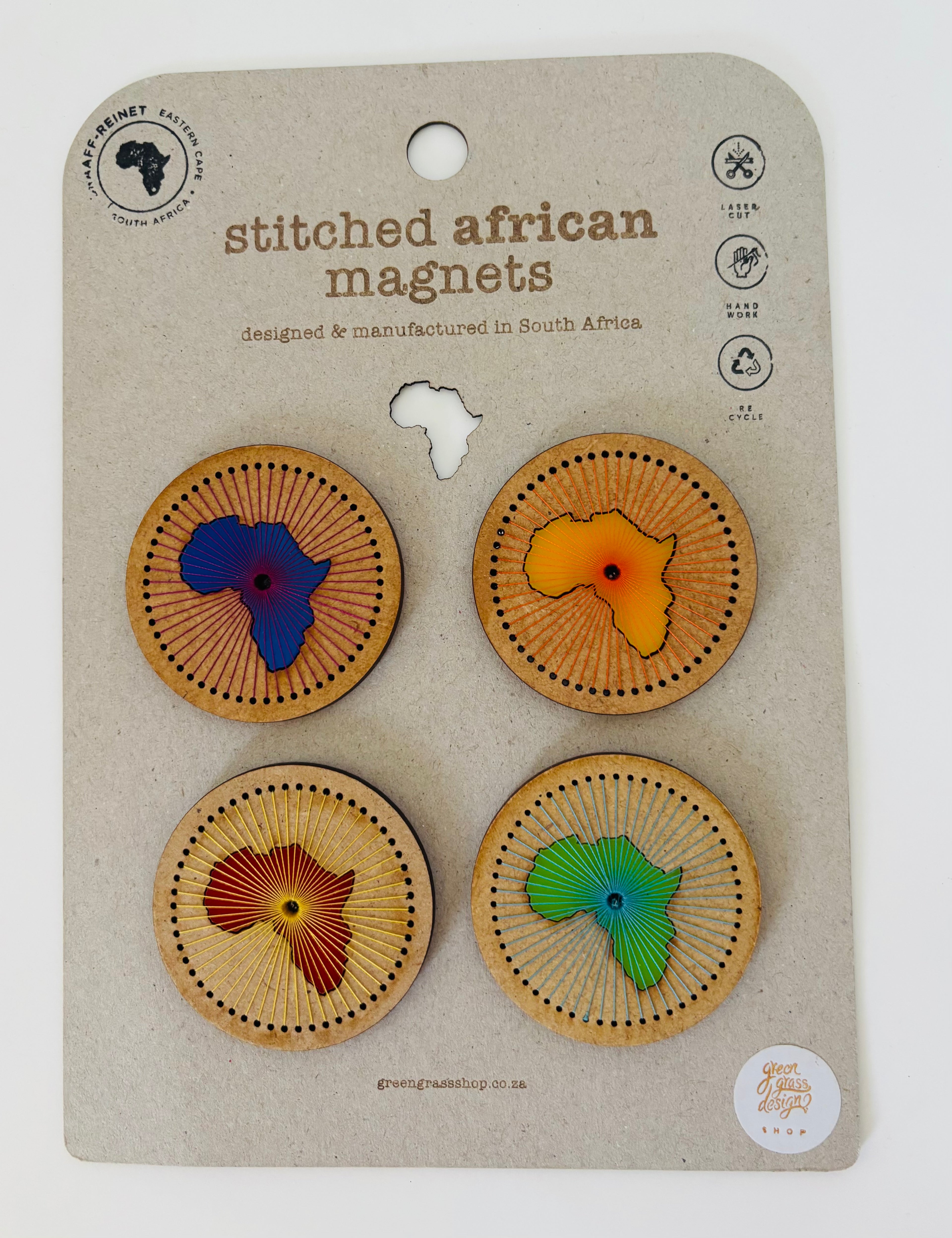 Stitched African Magnets