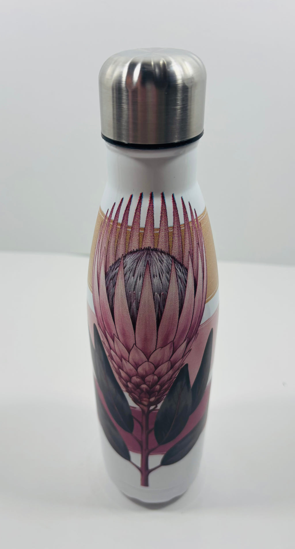 Protea Drinking Flask White